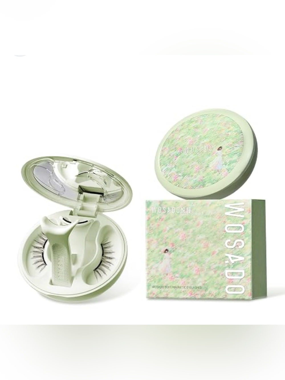 Wosadoko Magnetic False Eyelashes Monet Flower Garden Limited Edition New Sealed